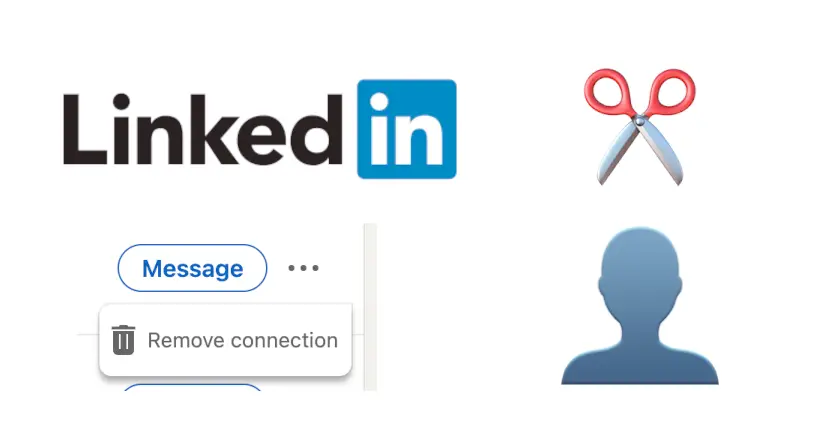 How to delete LinkedIn connection quietly