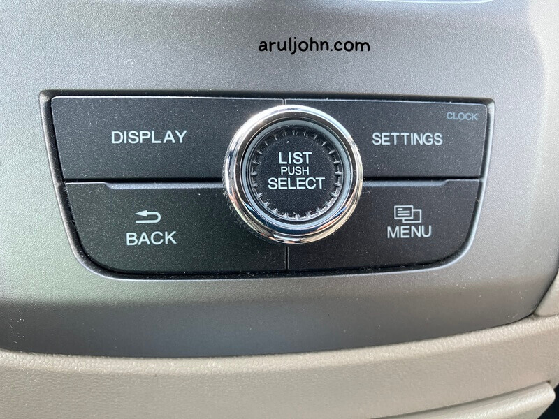 Honda Odyssey Settings