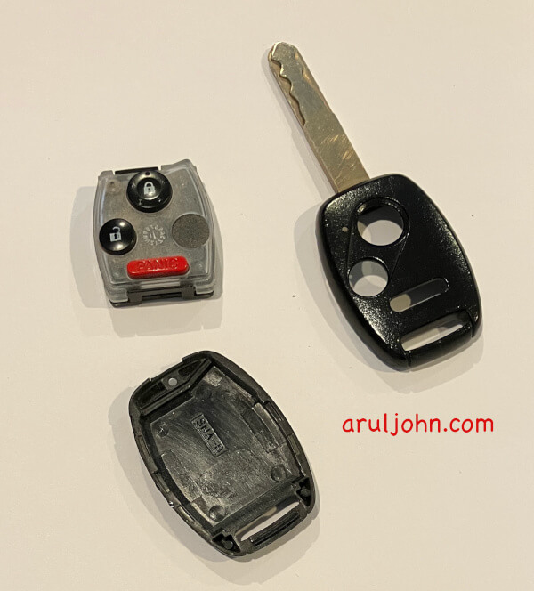 Remove compartment from key fob