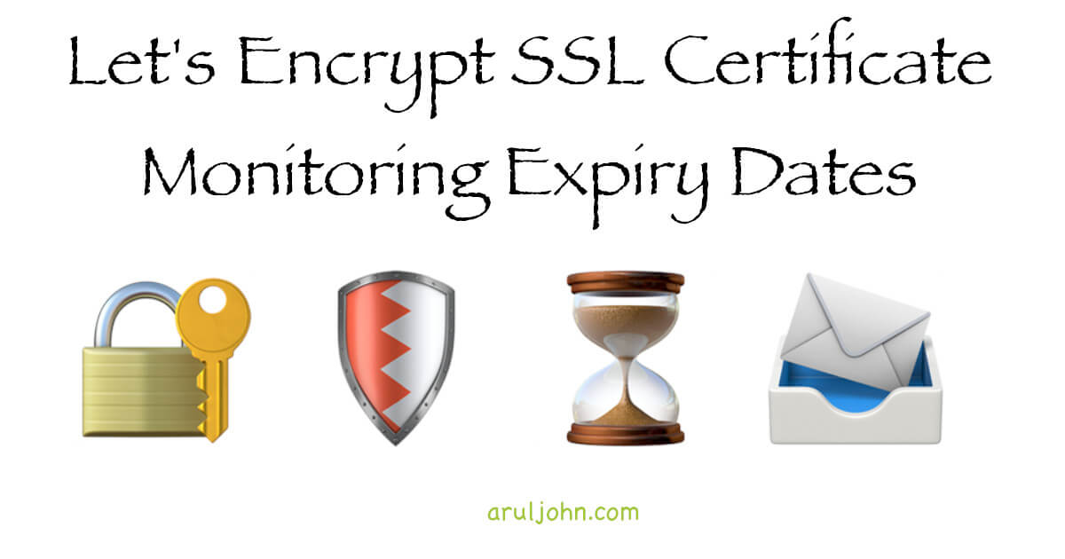 How to monitor Let's Encrypt SSL certificates expiration dates