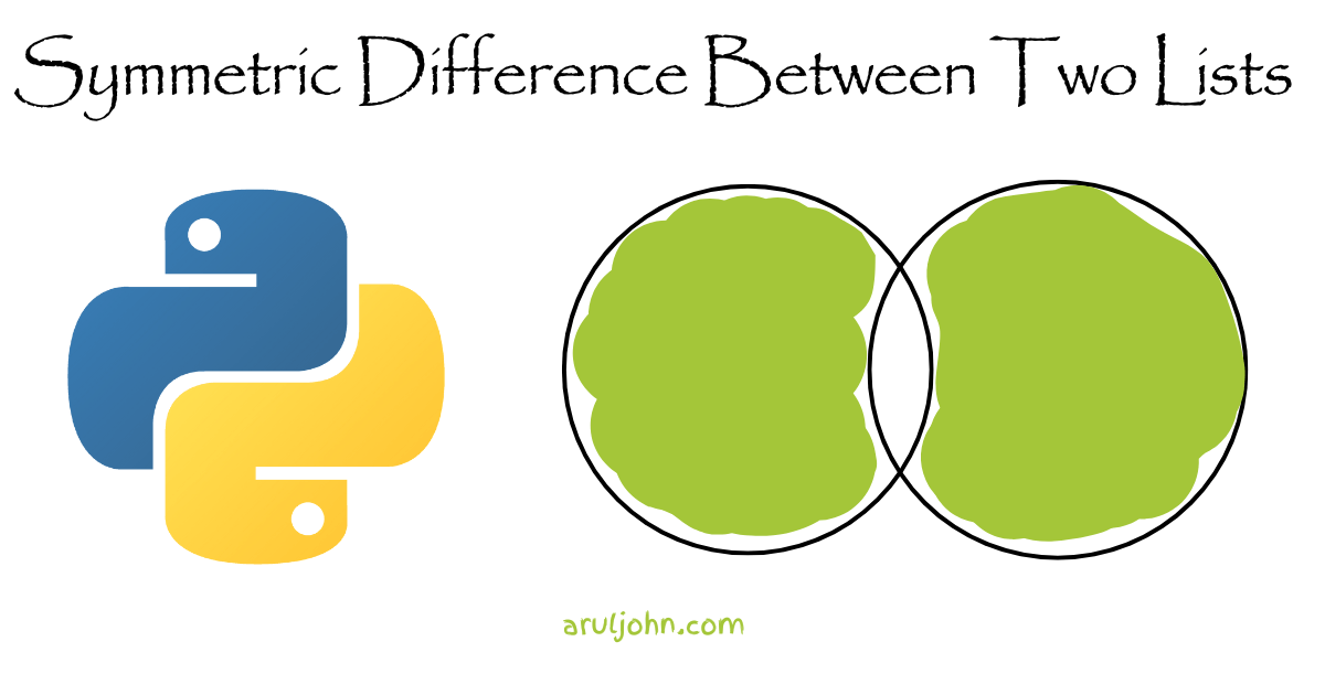 How to Find the Symmetric Difference Between Two Lists in Python