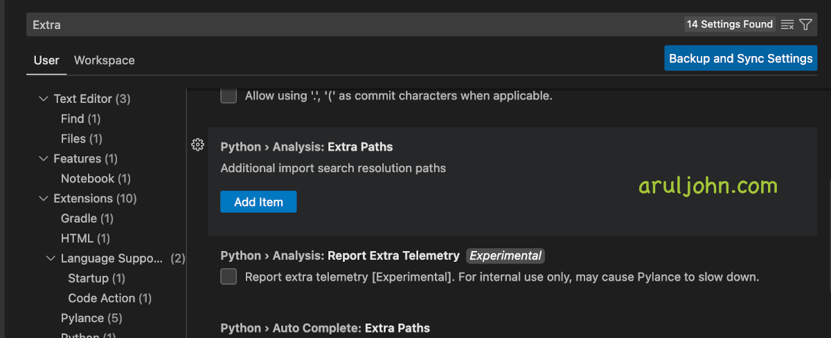 Python, VS Code, Extra Paths