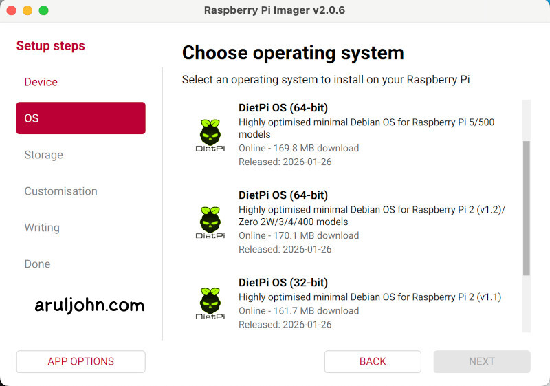 raspberry pi installer