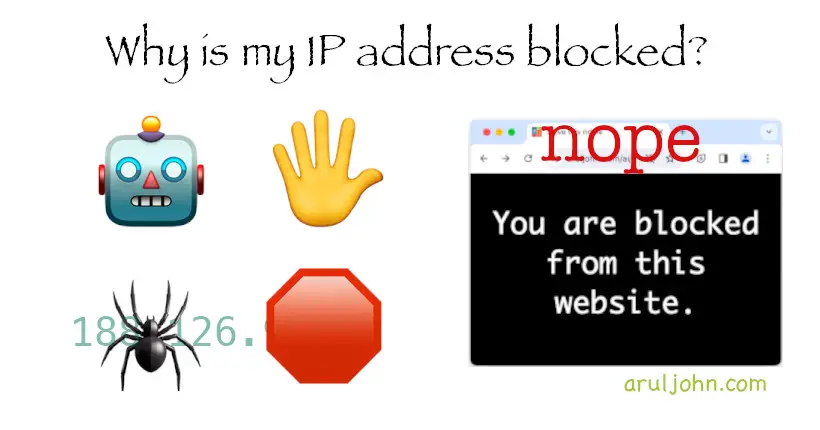 Why is my IP address blocked?