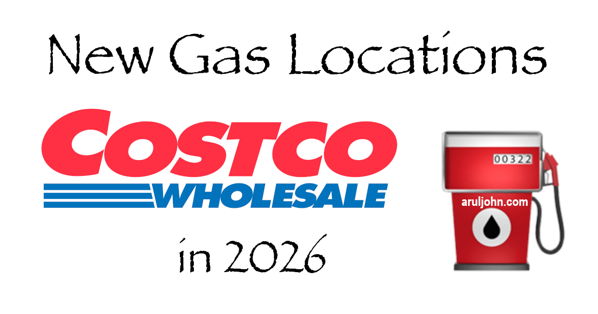 New Costco Gas locations in 2026