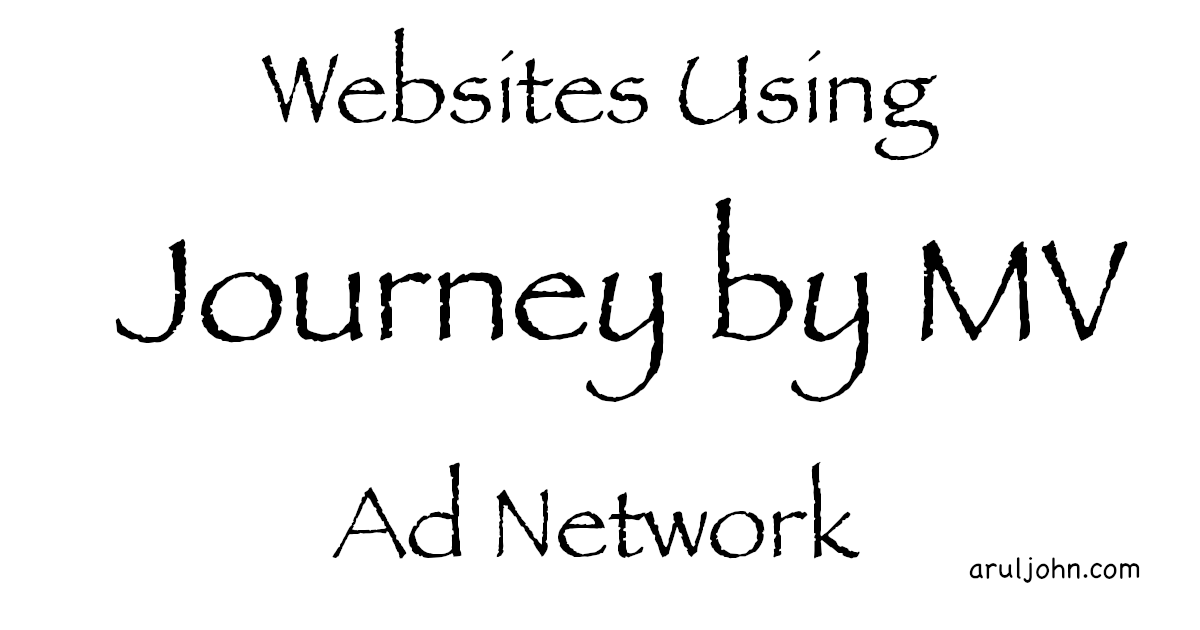 List Of 6906 Websites Using Journey By MV List Of 6906 Websites Using Journey By MV